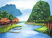 Tributary of the Mekong by Asienreisender